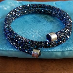 Swarovski crystal dusted bracelet